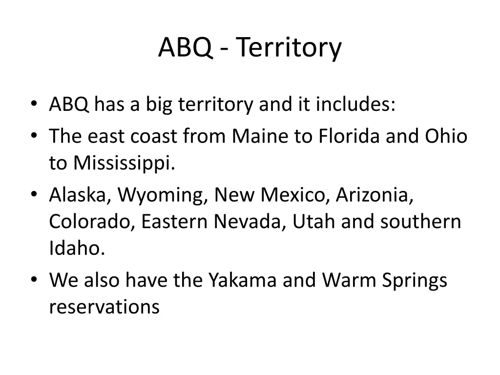 abq territory