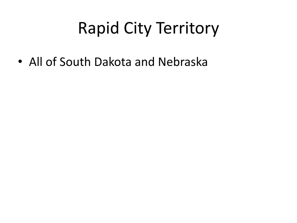 rapid city territory