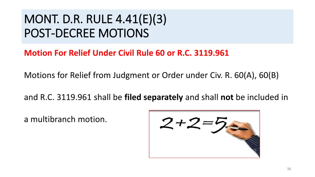 mont d r rule 4 41 e 3 mont d r rule