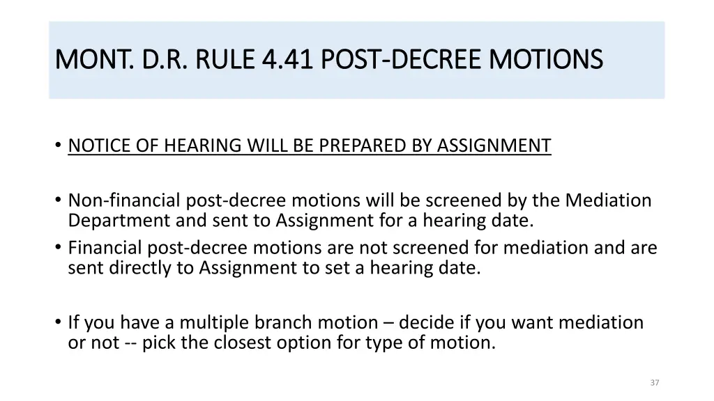 mont d r rule 4 41 post mont d r rule 4 41 post