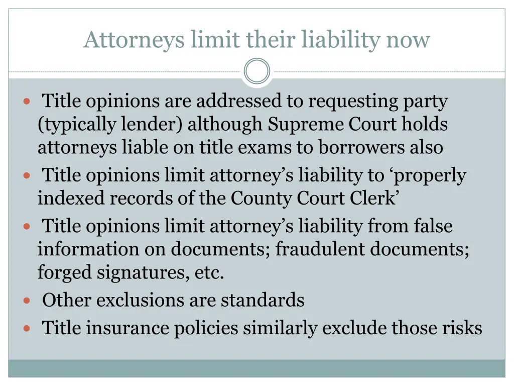 attorneys limit their liability now