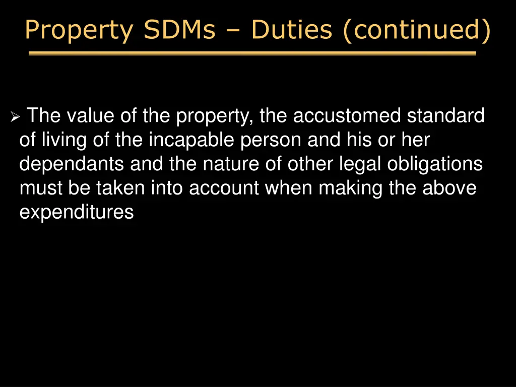 property sdms duties continued 2