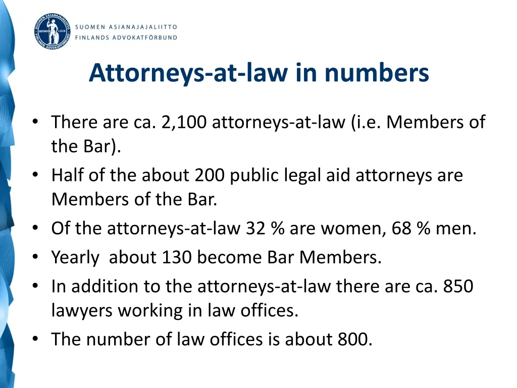 attorneys at law in numbers