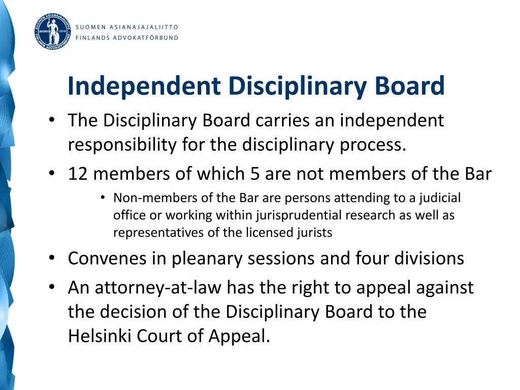 independent disciplinary board the disciplinary