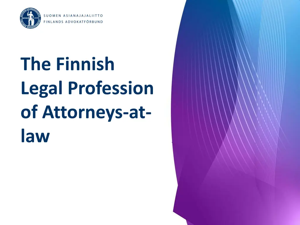 the finnish legal profession of attorneys at law