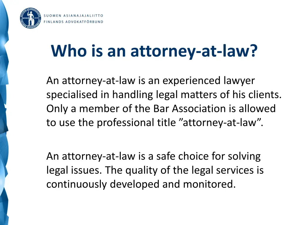 who is an attorney at law