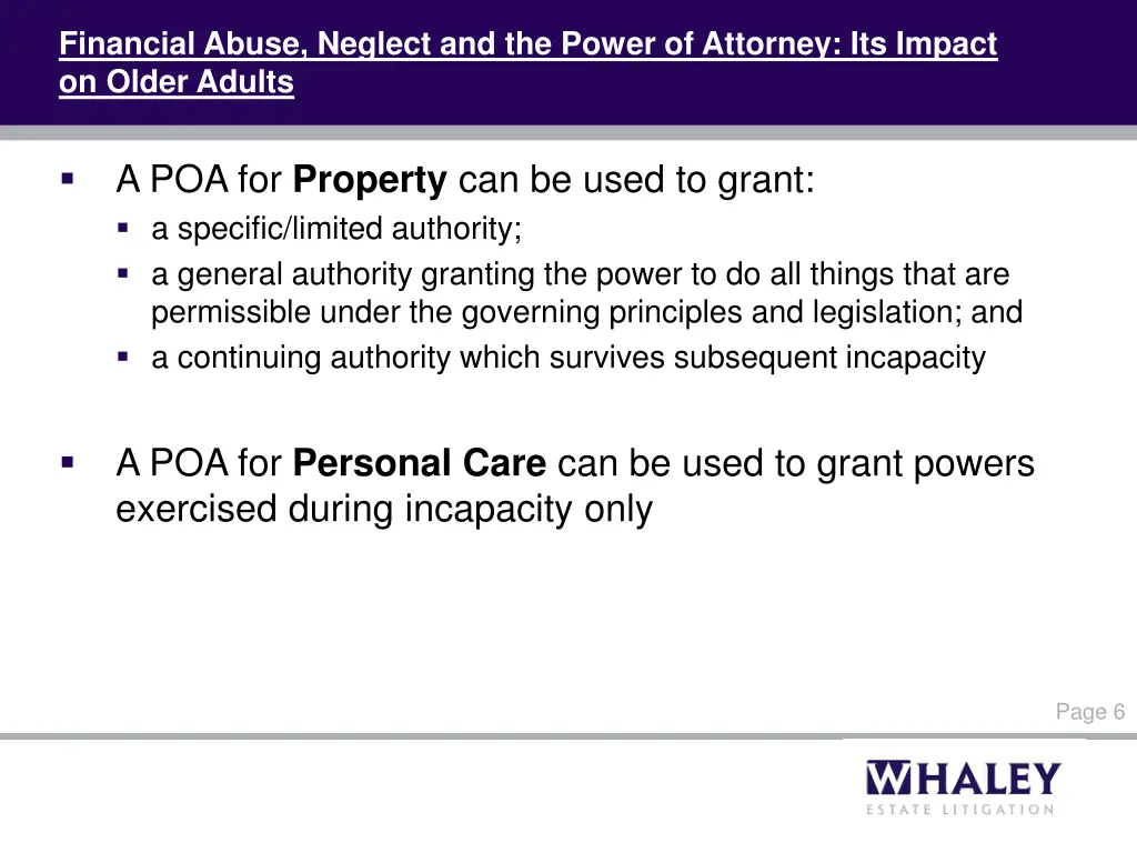 financial abuse neglect and the power of attorney 4