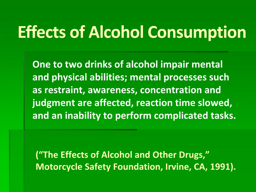 effects of alcohol consumption 2