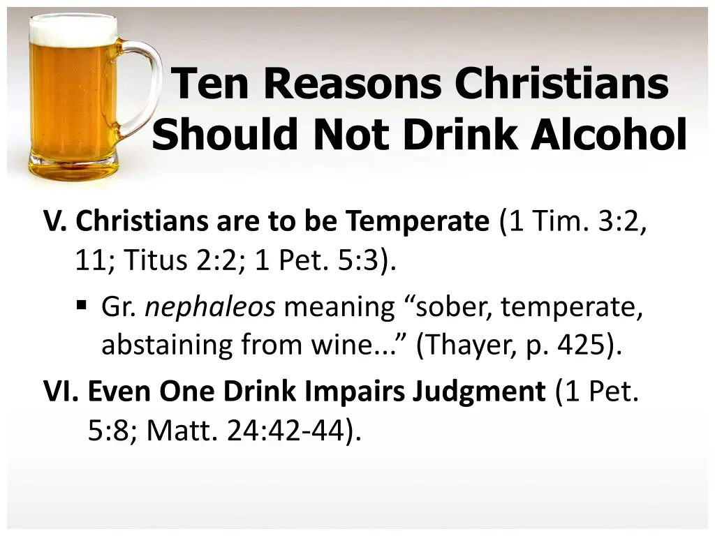 ten reasons christians should not drink alcohol 3