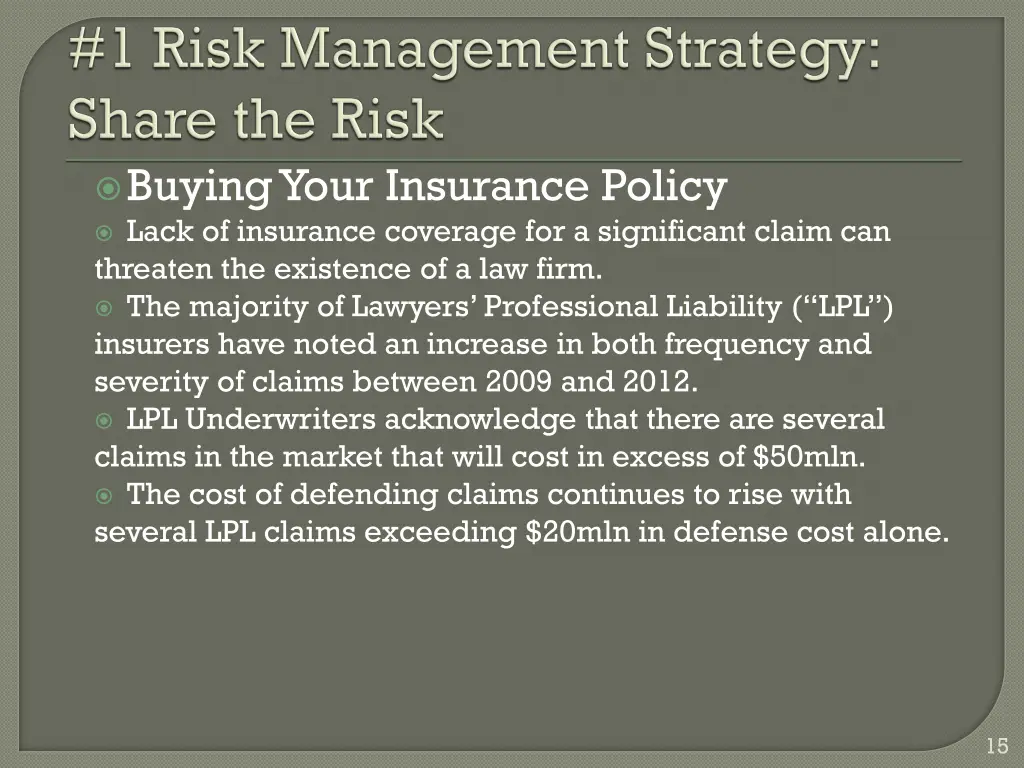 buying your insurance policy lack of insurance