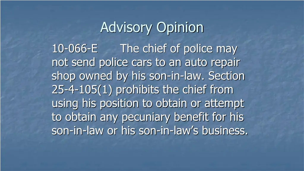 advisory opinion 2