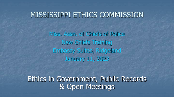 mississippi ethics commission