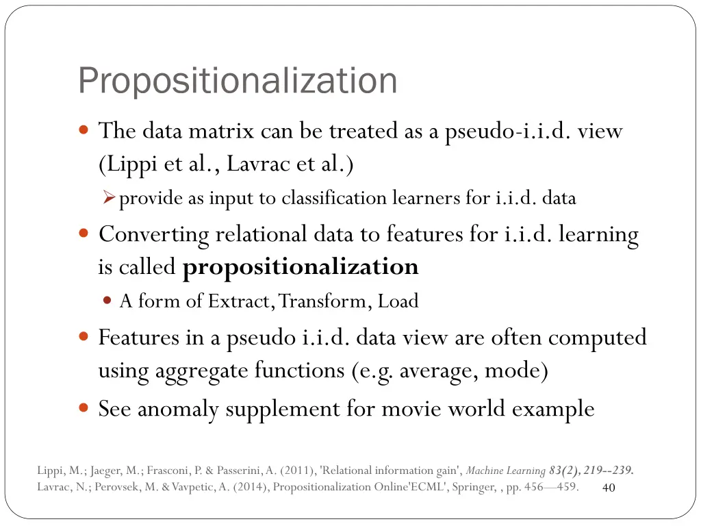 propositionalization