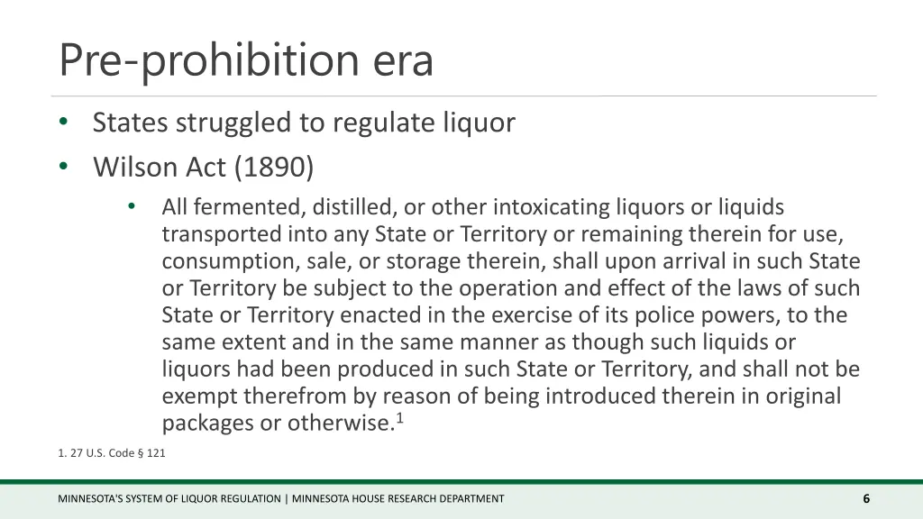 pre prohibition era 1