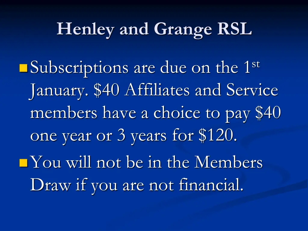 henley and grange rsl 3