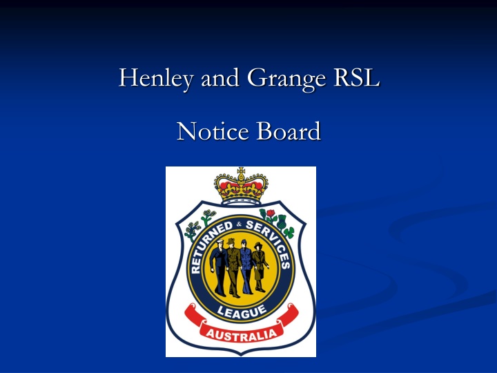 henley and grange rsl