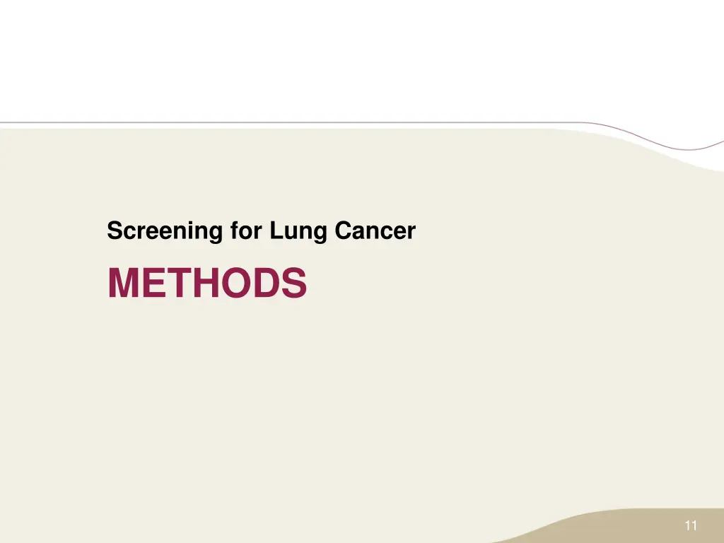 screening for lung cancer 1