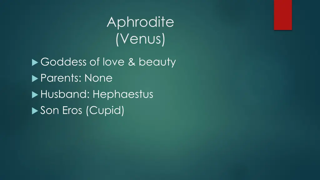 aphrodite venus