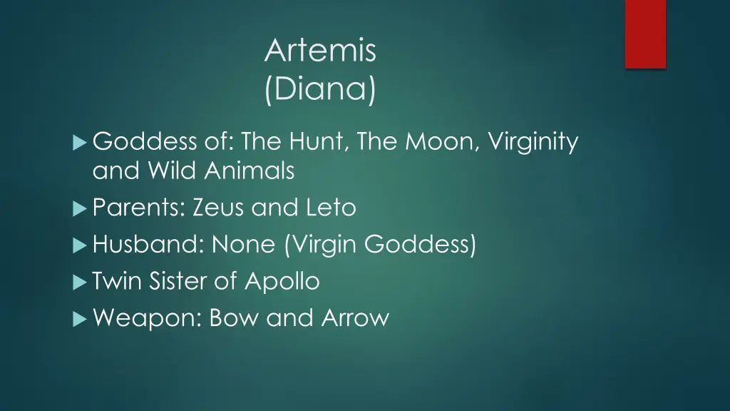 artemis diana