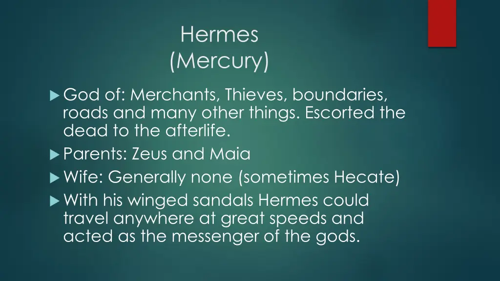 hermes mercury