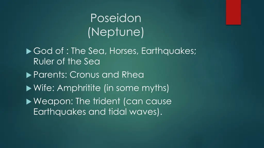 poseidon neptune