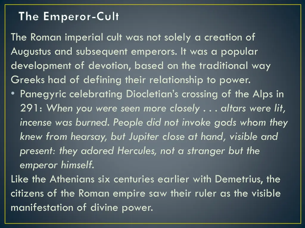 the emperor cult 4