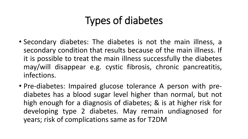 types of diabetes types of diabetes 1