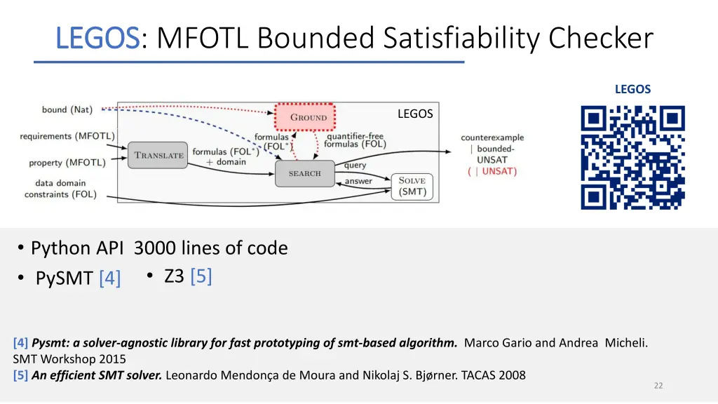 legos legos mfotl bounded satisfiability checker