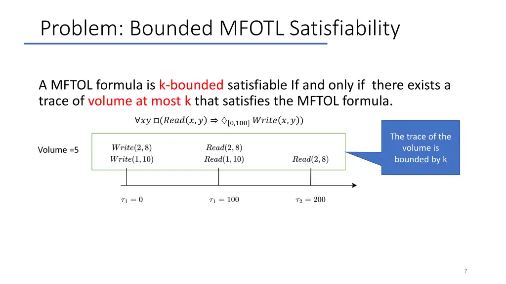 problem bounded mfotl satisfiability