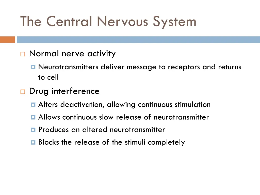 the central nervous system