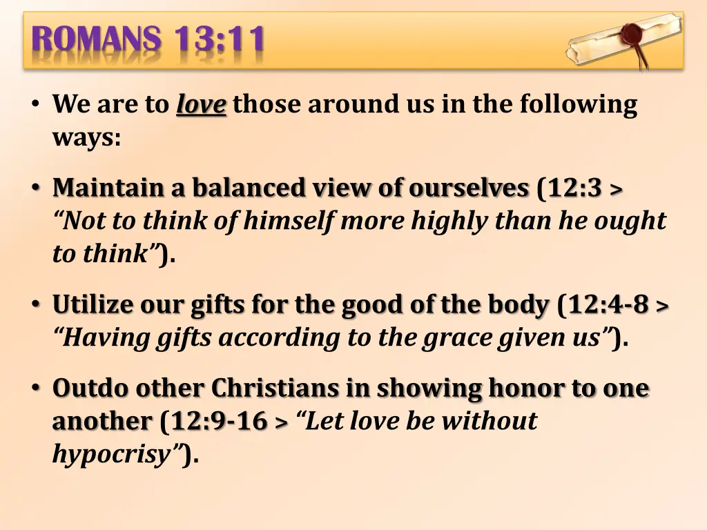 romans 13 11 3