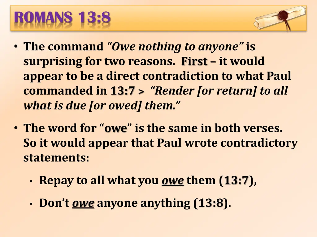 romans 13 8 1