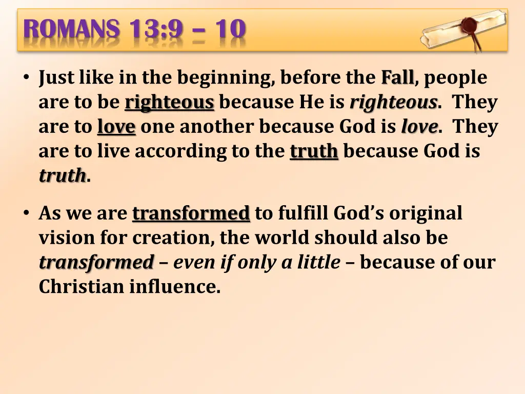 romans 13 9 10 3