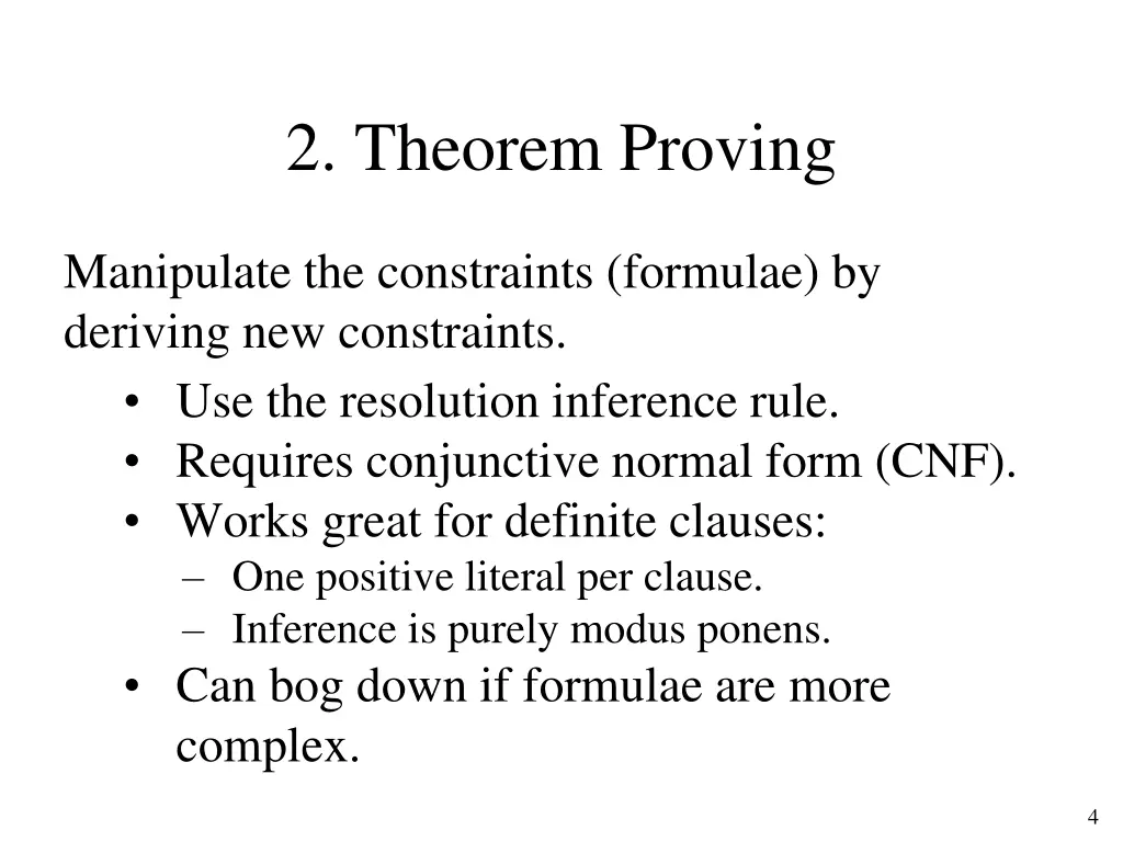 2 theorem proving