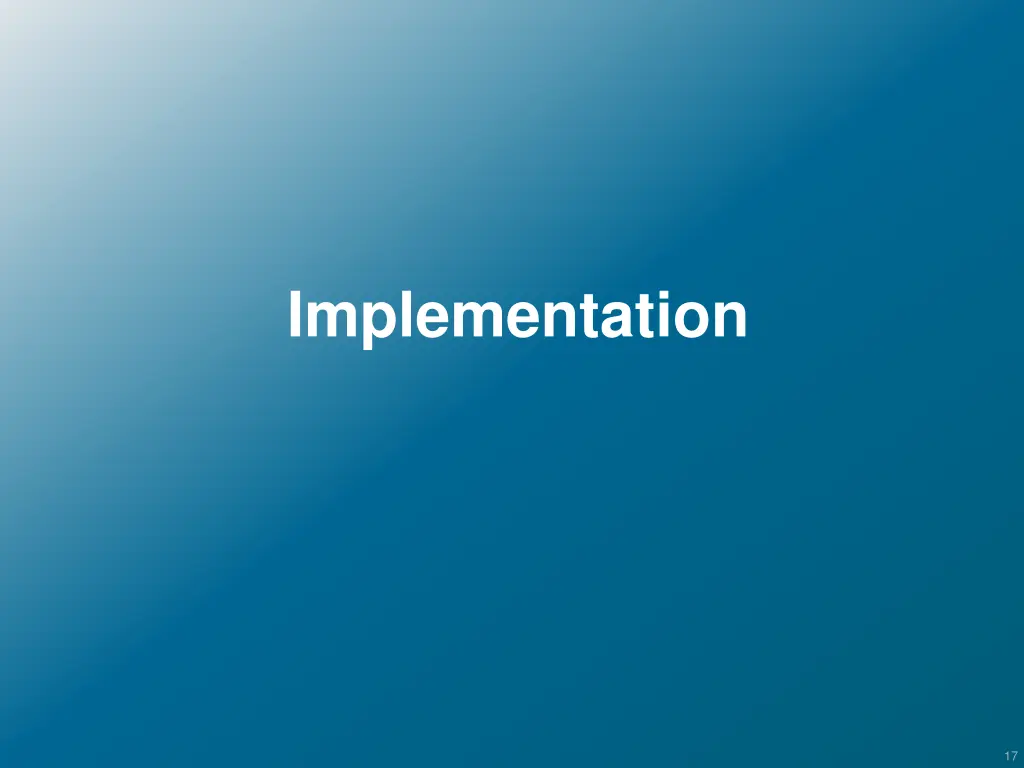 implementation