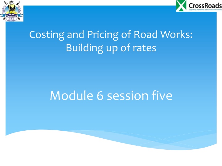 costing and pricing of road works building