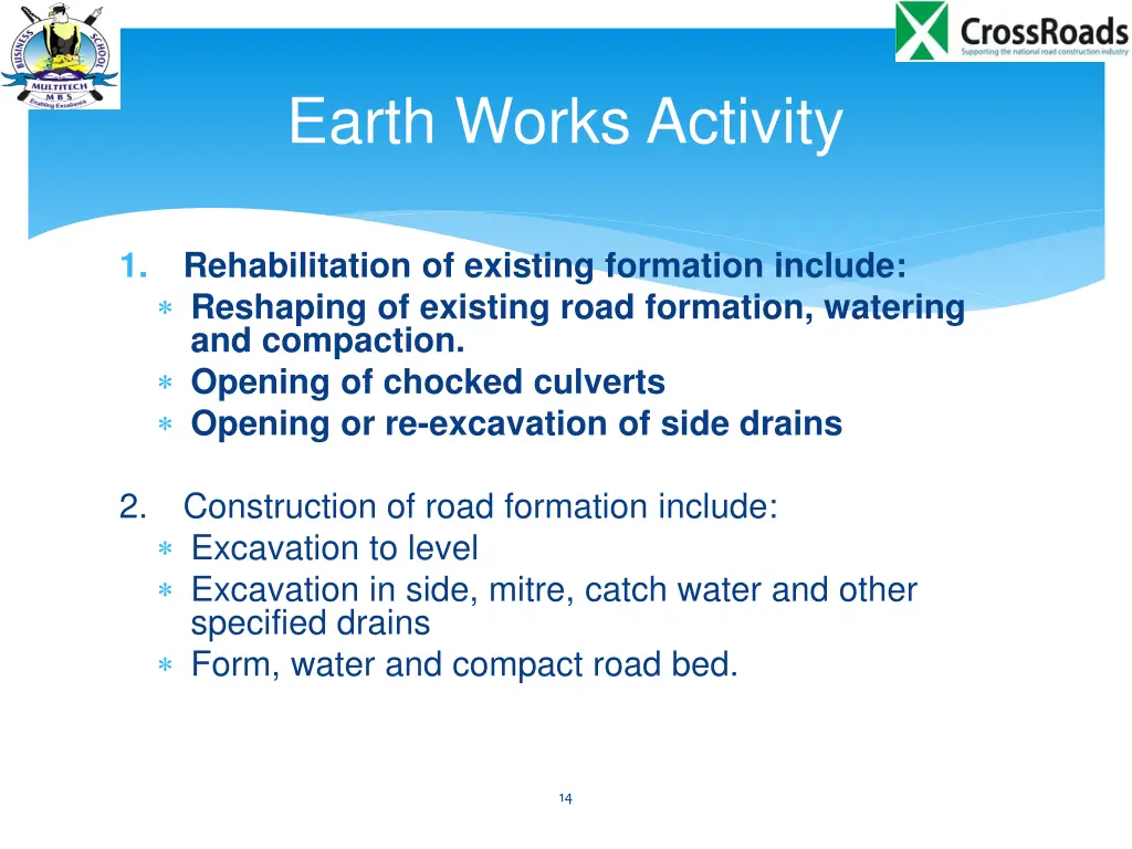 earth works activity