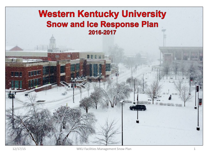 western kentucky university snow and ice response