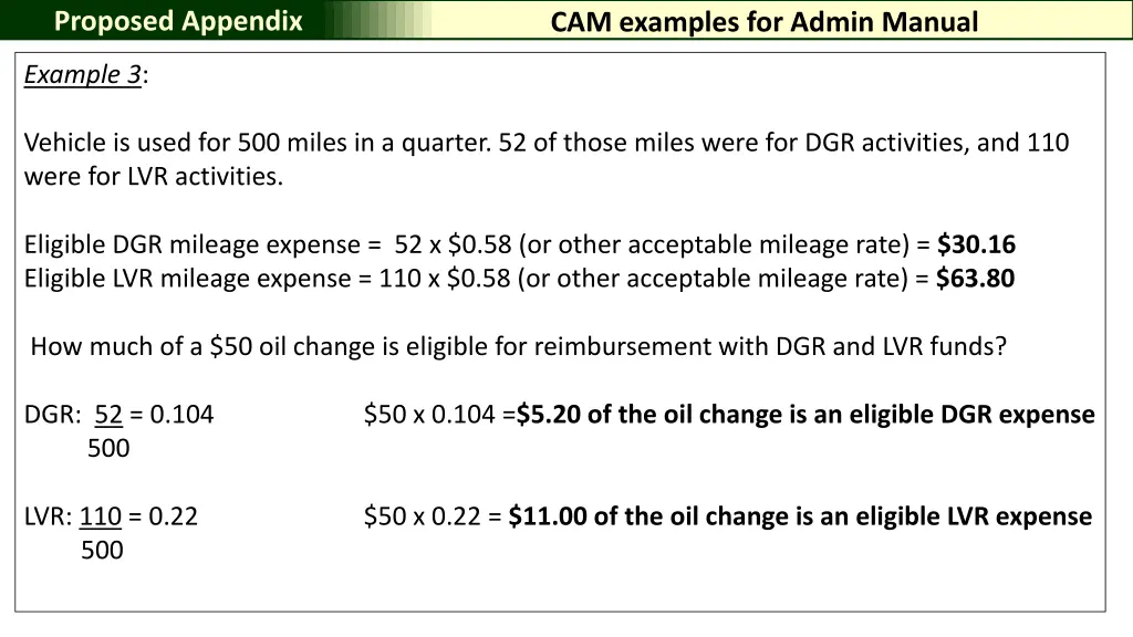 proposed appendix 2