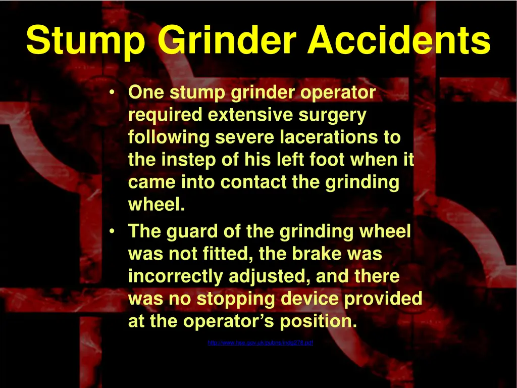 stump grinder accidents 1