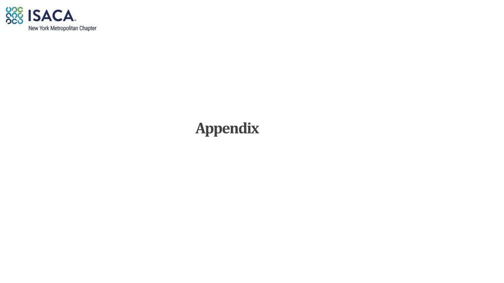 appendix