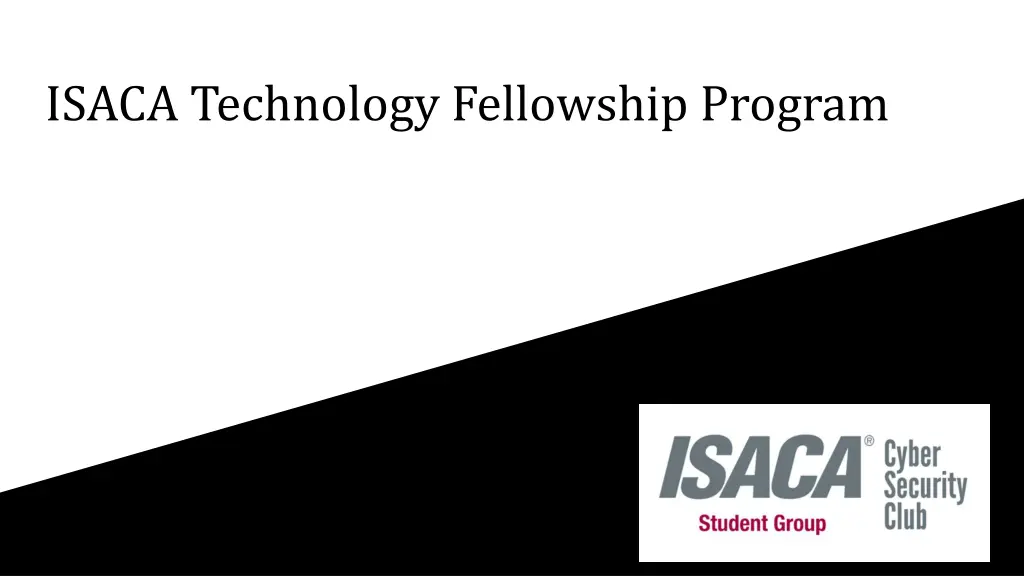 isaca technology fellowship program