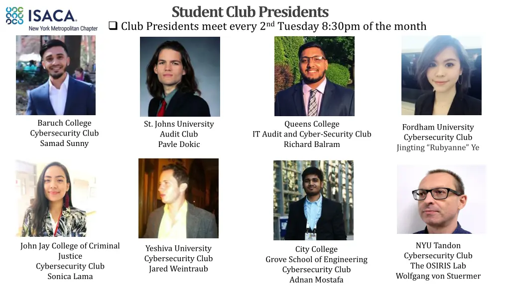 student club presidents club presidents meet