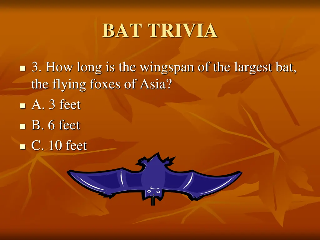 bat trivia 2