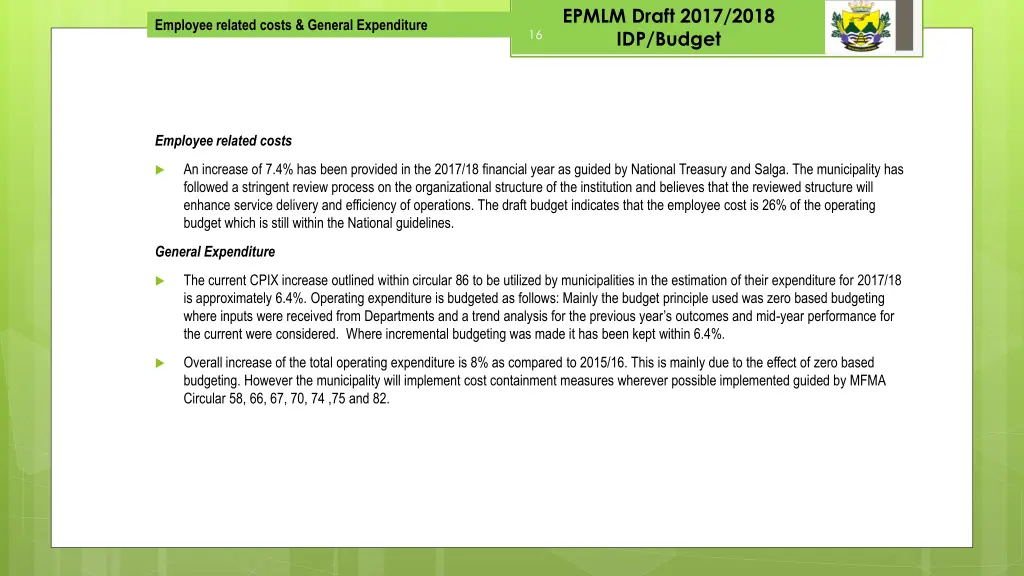 epmlm draft 2017 2018 idp budget 14