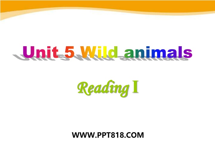 unit 5 wild animals unit 5 wild animals