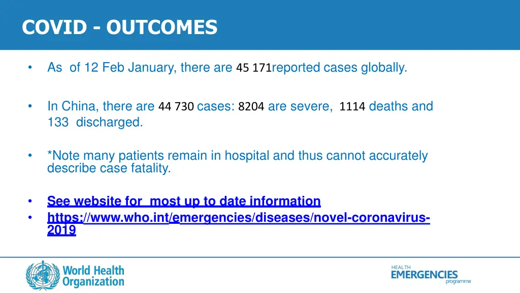 covid outcomes