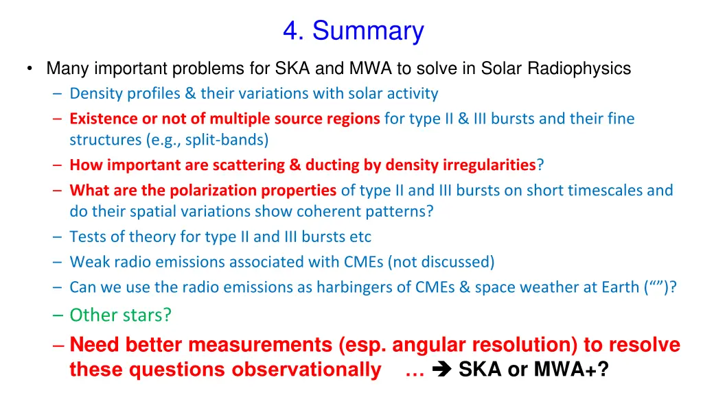 4 summary