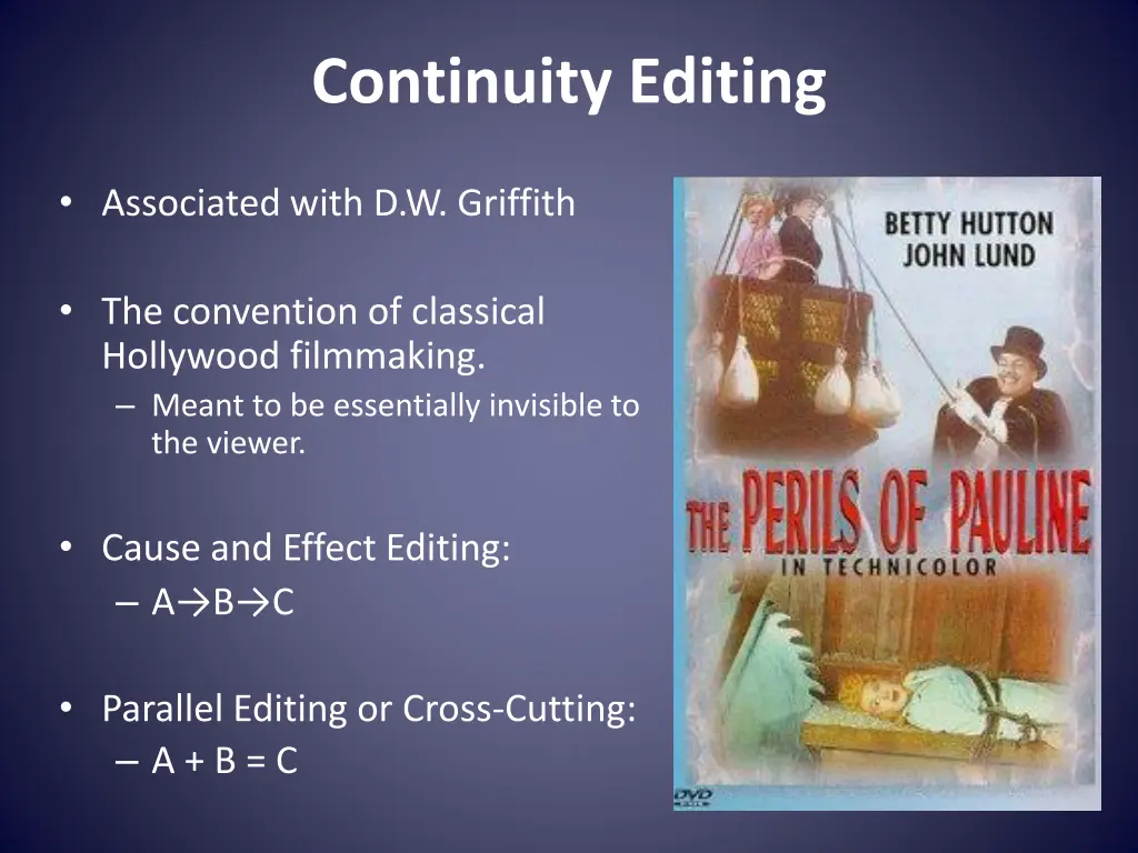 continuity editing