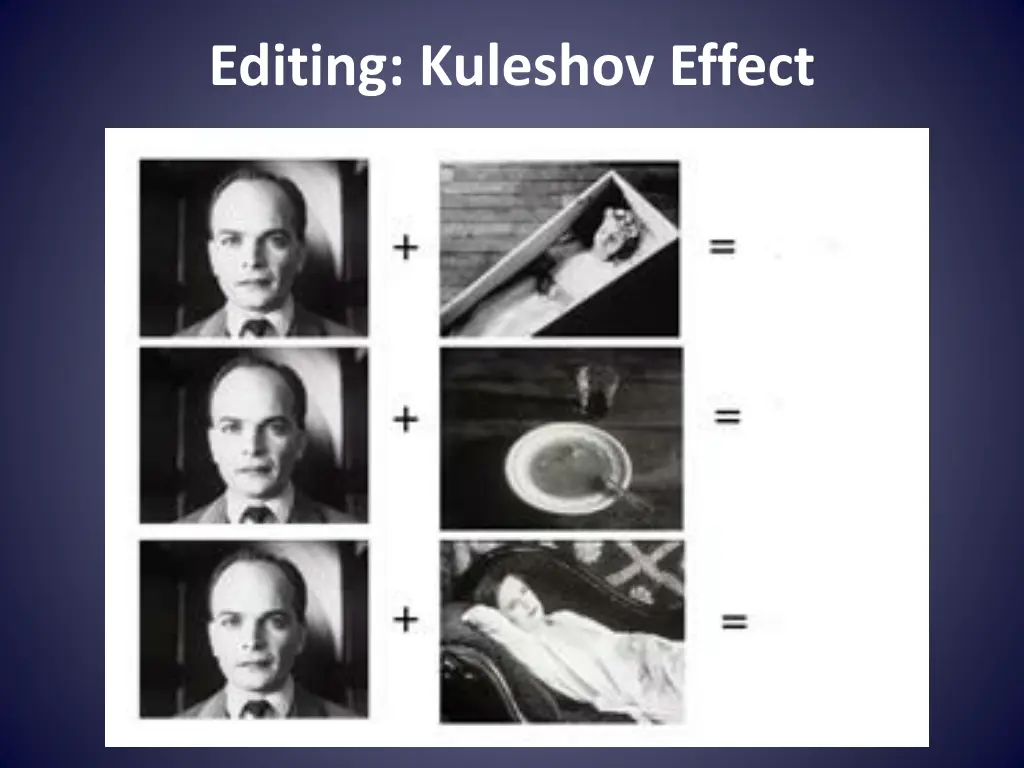 editing kuleshov effect